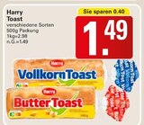 Toast Angebote von Harry bei WEZ Minden für 1,49 €