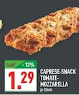 Marktkauf Dülmen - CAPRESE-SNACK TOMATE-MOZZARELLA Angebot im Prospekt CAPRESE-SNACK TOMATE-MOZZARELLA bei Marktkauf im Dülmen Prospekt für 1,29 €