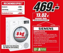 WT 45 W 4 B2 Wärmepumpentrockner bei Media-Markt in Darmstadt WT 45 W 4 B2 Wärmepumpentrockner im Angebot bei Media-Markt Darmstadt für 469,00 €