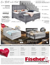 Bett im Polstermöbel Fischer Prospekt in Germering Aktueller Polstermöbel Fischer Prospekt mit Bett, "NEU! NEUER! NEU-ERÖFFNUNG", Seite 45
