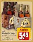 Blonde oder Brune von Leffe für 5,49 € bei REWE im Angebot Blonde oder Brune von Leffe im aktuellen REWE Prospekt