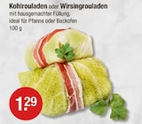 Kohlrouladen oder Wirsingrouladen im V-Markt Prospekt zum Preis von 1,29 €