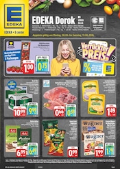 Aktueller EDEKA Prospekt mit Fleisch, "Wir lieben Lebensmittel!", Seite 1