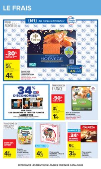 Promotion Pizza surgelée dans le prospectus Carrefour, valable du 07/07/2026 au 20/07/2026 Promo Pizza surgelée dans le catalogue Carrefour du moment à la page 47