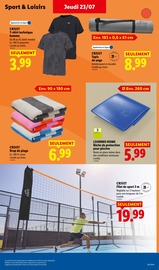 Promos Bâche dans le catalogue "L'ÉTÉ IMBATTABLE" de Lidl Bâche en promo dans le catalogue Lidl à la page 47