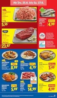 Rindfleisch im aktuellen Lidl Prospekt (Essen) Rindfleisch im Lidl Prospekt "LIDL LOHNT SICH" mit 75 Seiten (Essen)