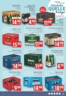Bier im E center Prospekt "Aktuelle Angebote" mit 32 Seiten (Borken)