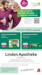 mea - meine apotheke Prospekt für Leutenhain mit 4 Seiten mea - meine apotheke Prospekt für Leutenhain: "Unsere September-Angebote", 4 Seiten, 01.09.2025 - 30.09.2025