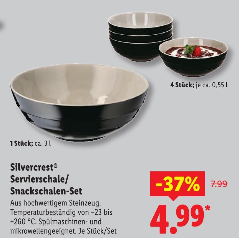 Servierschale/Snackschalen-Set