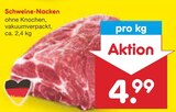 Aktuelle Schweinefleisch Angebote bei Netto Marken-Discount in Würzburg Aktuelles Schweine-Nacken Angebot bei Netto Marken-Discount in Würzburg ab 4,99 €
