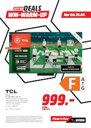 Flachbildfernseher im MediaMarkt Saturn Prospekt "LET'S GO! DEALS WM-WARM-UP" auf Seite 8
