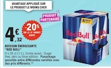Boisson énergisante - RED BULL en promo chez E.Leclerc Drancy à 4,32 €