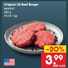 Original US Beef Burger im Angebot bei Netto Marken-Discount in Göttingen Original US Beef Burger Angebote bei Netto Marken-Discount Göttingen für 3,99 €