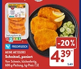 Aktuelle Schnitzel Angebote bei ALDI SÜD in Nürnberg Aktuelles Schnitzel, paniert Angebot bei ALDI SÜD in Nürnberg ab 4,39 €