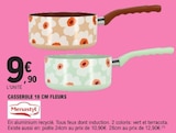 Casserole 18 cm fleurs - MENASTYL en promo chez E.Leclerc Casserole 18 cm fleurs - MENASTYL dans le catalogue E.Leclerc