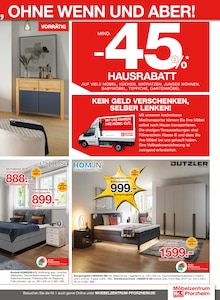 Bett im Möbelzentrum Pforzheim Prospekt "BEI UNS LIEGEN SIE RICHTIG!" mit 20 Seiten (Pforzheim)