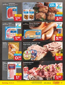 Teewurst im Netto Marken-Discount Prospekt "Aktuelle Angebote" mit 49 Seiten (Leipzig)