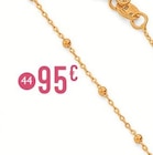 Bracelet maille boule dans le catalogue E.Leclerc