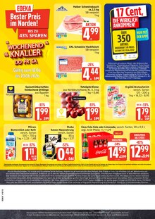 Coca Cola im aktuellen EDEKA Prospekt (Neumünster) Coca Cola im EDEKA Prospekt "Top Angebote" mit 30 Seiten (Neumünster)