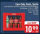 Aktuelles Coca-Cola, Fanta, Sprite Angebot bei E center in Neuwied ab 10,99 €