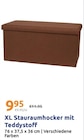 XL Stauraumhocker mit Teddystoff Angebote bei Action Sankt Augustin für 9,95 €