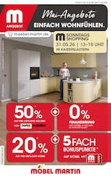 Möbel Martin Prospekt: "EINFACH WOHNFÜHLEN.", 20 Seiten, 15.05.2026 - 31.05.2026