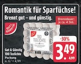 100 Teelichte von Gut & Günstig im aktuellen E center Prospekt für 3,49 €