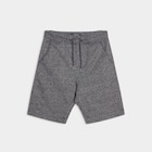 Short jogging droit Liberto gris foncé garçon en promo chez La Halle Short jogging droit Liberto gris foncé garçon dans le catalogue La Halle