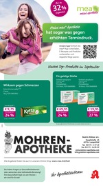 mea - meine apotheke Apotheken Prospekt der aktuellen Woche mit 4 Seiten, gültig von 01.09.2026 bis 30.09.2026, in Langenfeld und Umgebung Aktueller mea - meine apotheke Apotheken Prospekt in Langenfeld und Umgebung, "Unsere September-Angebote" mit 4 Seiten, 01.09.2026 - 30.09.2026