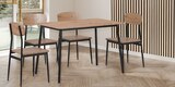 Table de repas Madrid et 4 chaises dans le catalogue Maxi Bazar