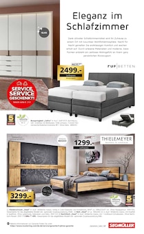 Bett im Segmüller Prospekt "Wohndesign - Inspirierende Ideen für Ihr Zuhause" mit 30 Seiten (Ludwigshafen (Rhein))