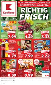 Aktueller Kaufland Supermarkt Prospekt in Stuvenborn und Umgebung, "Aktuelle Angebote" mit 54 Seiten, 02.04.2026 - 08.04.2026