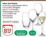 Aktuelle Sekt Angebote bei GLOBUS in Saarbrücken Aktuelles Gläser-Serie Mambo Angebot bei GLOBUS in Saarbrücken ab 8,99 €
