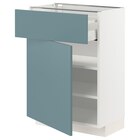Unterschrank mit Schublade/Tür weiß/Havstorp türkis 60x37 cm von METOD / MAXIMERA im aktuellen IKEA Prospekt für 129,00 €