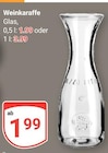Weinkaraffe im Angebot bei GLOBUS in Frechen Weinkaraffe Angebote bei GLOBUS Frechen für 1,99 €