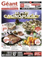 Catalogue Géant Casino "Le mois Casino magic !!", 80 pages, à Brétigny-sur-Orge, 09/12/2019 - 22/12/2019 Prospectus Géant Casino "Le mois Casino magic !!", 80 pages, à Brétigny-sur-Orge, 09/12/2019 - 22/12/2019