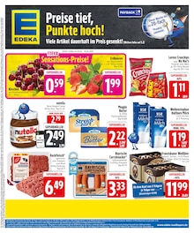 Aktueller EDEKA Bergatreute Prospekt "Preise tief, Punkte hoch!" mit 28 Seiten