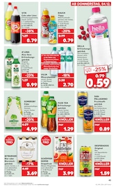 Mineralwasser im Kaufland Prospekt in Reutlingen Aktueller Kaufland Prospekt mit Mineralwasser, "KNÜLLER", Seite 45
