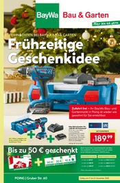 Aktueller BayWa Bau- und Gartenmärkte Baumärkte Prospekt in Poing und Umgebung, "Hier bin ich gern" mit 16 Seiten, 17.11.2025 - 22.11.2025