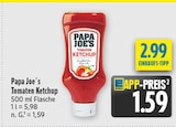 Tomaten Ketchup im diska Prospekt Tomaten Ketchup von Papa Joe's im aktuellen diska Prospekt für 1,59 €