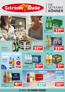 Bier im aktuellen Getränke Oase Prospekt (Hamm) Bier im Getränke Oase Prospekt "Aktuelle Angebote" mit 3 Seiten (Hamm)