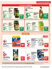 Promos Huile d'olive vierge dans le catalogue "BEAUTÉ" de Auchan Hypermarché Huile d'olive vierge en promo dans le catalogue Auchan Hypermarché à la page 43
