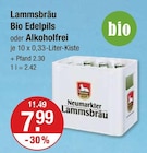 Bio Edelpils im V-Markt Prospekt Bio Edelpils von Neumarkter Lammsbräu im aktuellen V-Markt Prospekt für 7,99 €
