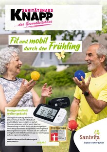 Aktueller Felix Knapp GmbH Prospekt "Fit und mobil durch den Frühling" Seite 1 von 6 Seiten