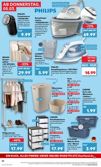 Bügeleisen im Kaufland Prospekt "Aktuelle Angebote" mit 60 Seiten (Duisburg)