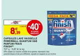 Capsules lave vaisselle powerball quantum - FINISH - Intermarché à Chelles Capsules lave vaisselle powerball quantum - FINISH en promo chez Intermarché Chelles à 8,39 €