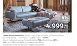 Leder-Wohnlandschaft Angebote von Ambiente bei XXXLutz Möbelhäuser Ulm für 4.999,00 €