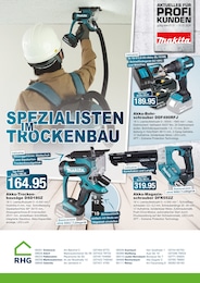 Der aktuelle RHG Baucentrum Prospekt Der aktuelle RHG Baucentrum Prospekt Spezialisten im Trockenbau.