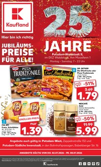 Pizza im Kaufland Prospekt "Hier bin ich richtig" mit 83 Seiten (Potsdam)