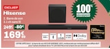 Barre de son 3.1 ch sans fil - HISENSE dans le catalogue But